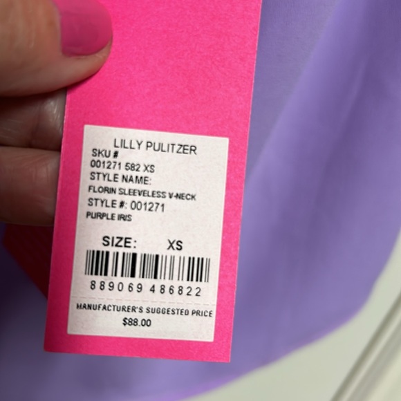 REVERSIBLE FLORIN V-NECK TOP - Picture 3 of 4